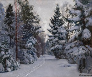 Faixas na neve, 1928