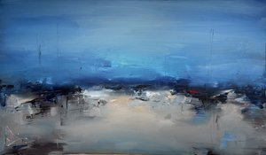 Paisagem azul melancólica de Stanislav Lazarov