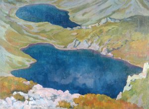 Lagos Hinczow nas Montanhas Tatra, 1907