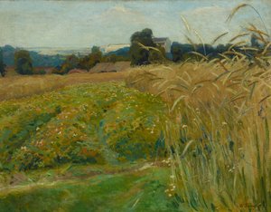 Paisagem nas proximidades de Cracóvia de Stanislaw Kamocki