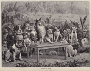 Cães Políticos (litho) de Stanley (after) Berkeley