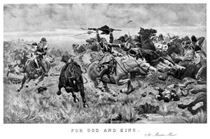 Para Deus e o rei, em Marston Moor, 1644, 1893.