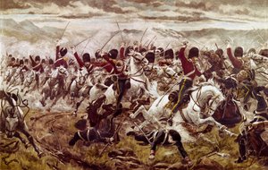  A acusação de Scarlett 300 ou brigada pesada em Balaclava, 25 de outubro de 1854, Por volta de 1890