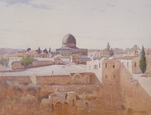 Cúpula da Rocha, c.1905 (wc no papel)