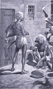 O Buraco Negro de Calcutá (1866-1928) (litho)