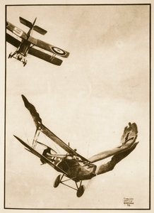 A última vitória de James McCudden, ilustração de 