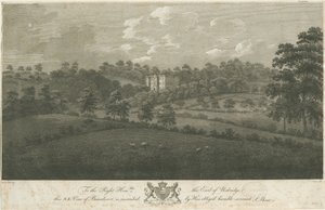 Beaudesert Hall and Park: gravura em aço, nd [1762-1802] (impressão) de Stebbing Shaw
