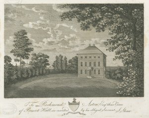 Bescot Hall: gravura, sd [final do século 19] de Stebbing Shaw