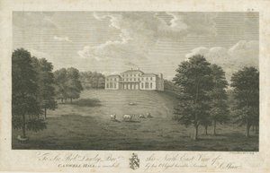 Canwell Hall: gravura, 1797 de Stebbing Shaw