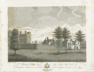 Drayton Bassett - "Drayton Manor": gravura, sd [1795] de Stebbing Shaw