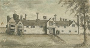 Drayton Bassett - "Drayton Manor": pintura em aquarela, nd [1789]