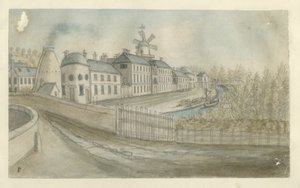Etruria - Fábrica: pintura a aquarela, sd [1762-1802] de Stebbing Shaw