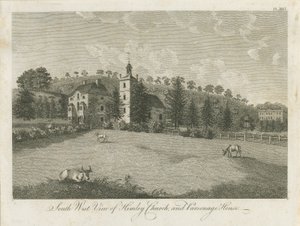 Himley Church and Parsonage: engraving, nd [1762-1798] (impressão) de Stebbing Shaw