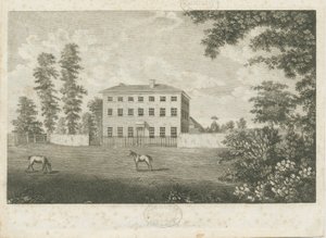 Little Onn Hall: gravura em linha, nd [1762-1802] de Stebbing Shaw