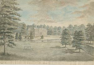 Lysways Hall: pintura em aquarela, nd [1762-1802] de Stebbing Shaw