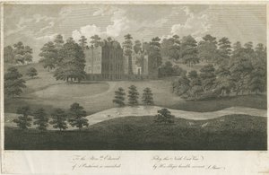 Prestwood Hall: gravura, nd [1762-1802] (impressão) de Stebbing Shaw