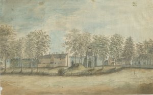 Castelo Rushall - Hall: pintura em aquarela, nd [1791] de Stebbing Shaw