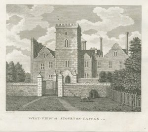 Castelo de Stourton: gravura de Stebbing Shaw