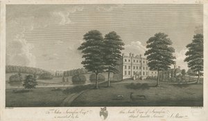 Swinfen Hall: gravura, nd [1762-1798] (impressão) de Stebbing Shaw