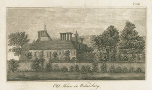 Wednesbury - Old House: engraving, nd [1762-1802] (imprimir) de Stebbing Shaw