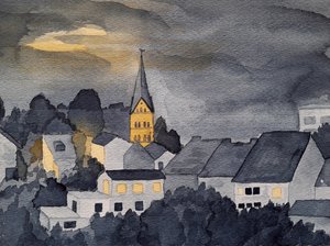 Má Honnef à noite de Steegs Art Karin