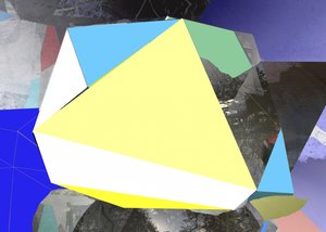 Paisagem geométrica abstrata de Stefan Fransson