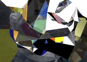 Abstrato geométrico dinâmico
