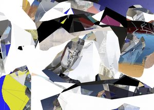 Abstrato geométrico fragmentado de Stefan Fransson