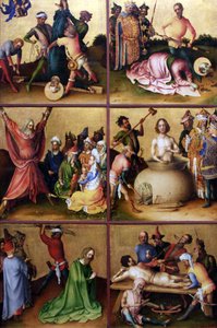O Martírio dos Apóstolos
 pormenor:
painel esquerdo