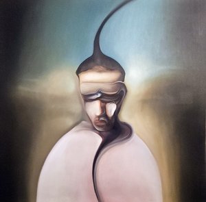 Figura surrealista escura de Stefano Mazzolini