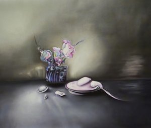 Natureza-morta floral onírica de Stefano Mazzolini