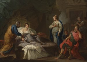 Anseio de Antiochus para Stratonice, c.1740 (óleo sobre tela)