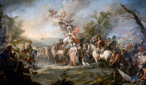 Alegoria de Catarina, a Grande Vitória, sobre os turcos e tártaros, 1772