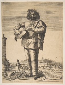 Carlo Cantu chamado Buffetto, 1646. Criadores: Stefano della Bella, Jean Couvay. de Stefano della Bella, Jean Couvay