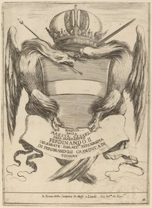 Armas com Dedicação ao Grão-Duque Fernando II. de Stefano della Bella