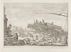 Mudança de uma galé da Ordem de Santo Estêvão de Stefano della Bella