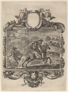 Clóvis e Clotilda, c. 1657. de Stefano della Bella