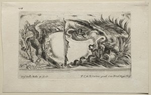 Coleção de Vários Caprichos e Novos Desenhos de Cartuchos e Ornamentos: Nº 14 de Stefano della Bella