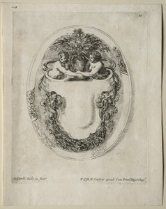 Coleção de Vários Caprichos e Novos Desenhos de Cartuchos e Ornamentos: Nº 10 de Stefano della Bella