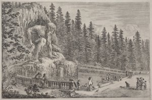 Estátua colossal dos Apeninos de Stefano della Bella