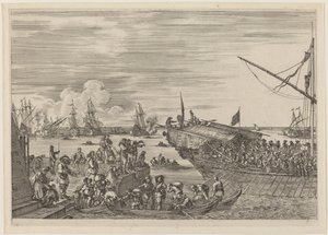 Partida de um navio de Stefano della Bella