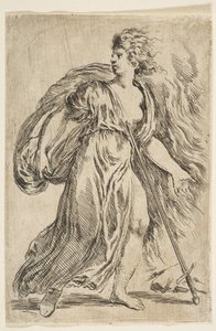 Dido Killing A própria, ca. 1660 de Stefano della Bella
