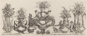 Vasos Fantásticos, provavelmente 1646. de Stefano della Bella