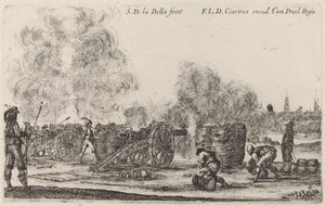 Disparando os canhões de Stefano della Bella