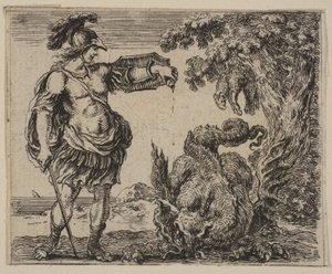 Jason, de Game of Mythology Jogo de Mitologia, 1644. de Stefano della Bella