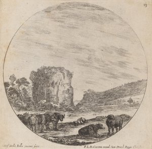 paisagem de Stefano della Bella