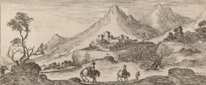paisagem de Stefano della Bella