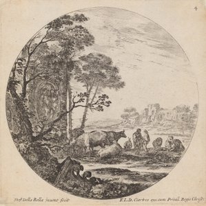 paisagem de Stefano della Bella