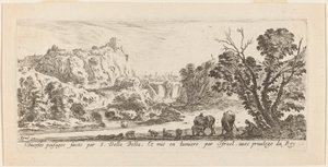 paisagem de Stefano della Bella