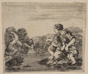 Latona, de Game of Mythology Game of Mythology, 1644. de Stefano della Bella
